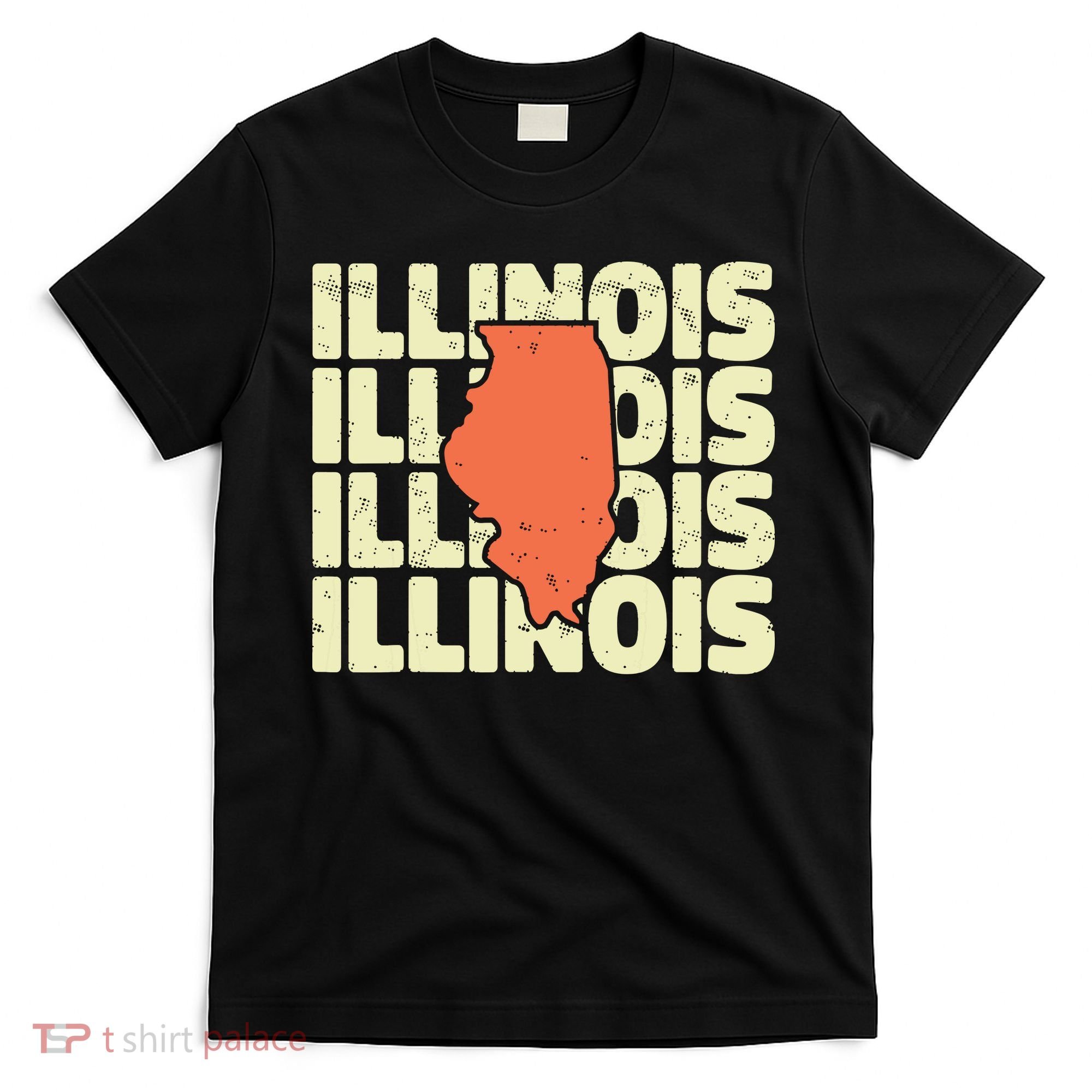 Vintage Illinois Usa State T-Shirt