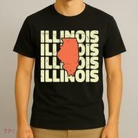 Vintage Illinois Usa State T-Shirt thumb 3