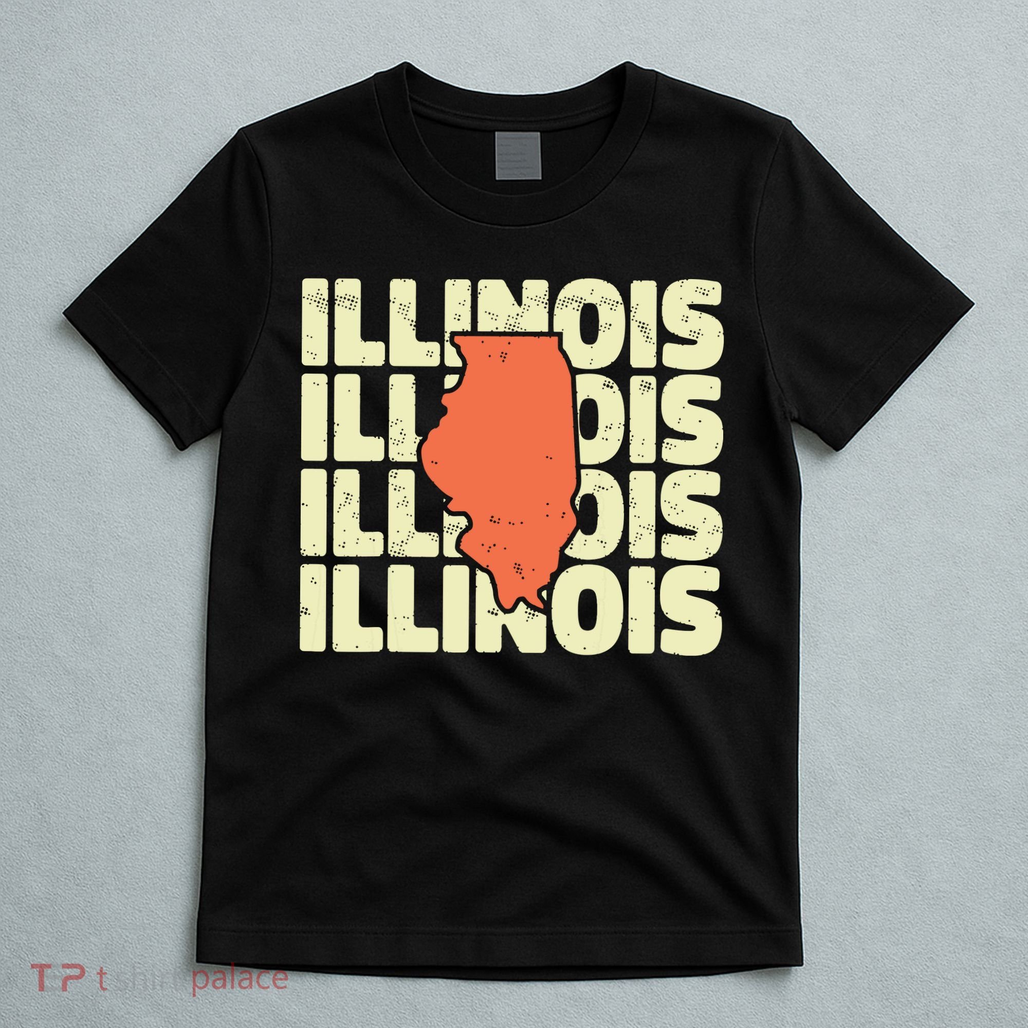 Vintage Illinois Usa State T-Shirt