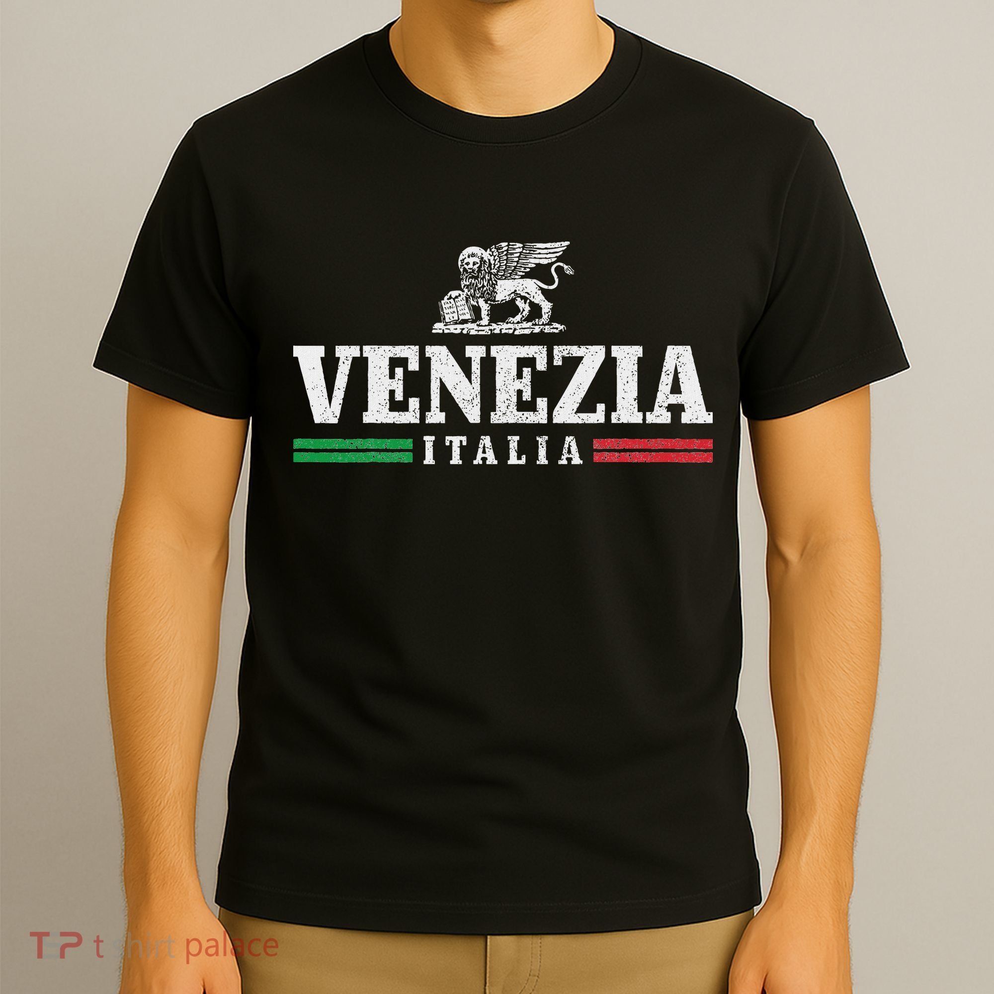 Venezia Italia Vintage Venice Italy Souvenir Italian Flag T-Shirt