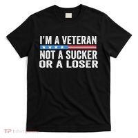 Vintage IM Veteran Not A Sucker Or A Loser T-Shirt thumb 0
