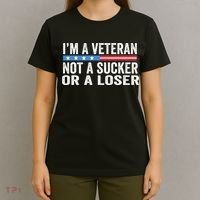 Vintage IM Veteran Not A Sucker Or A Loser T-Shirt thumb 4