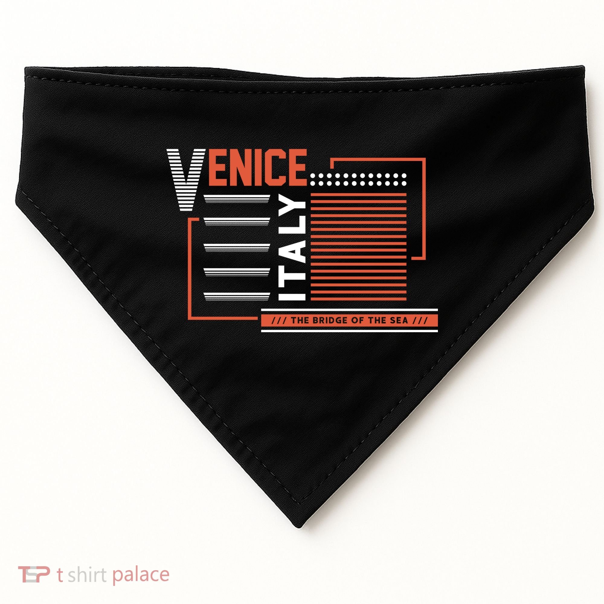 Venice Italy USA-Made Doggie Bandana