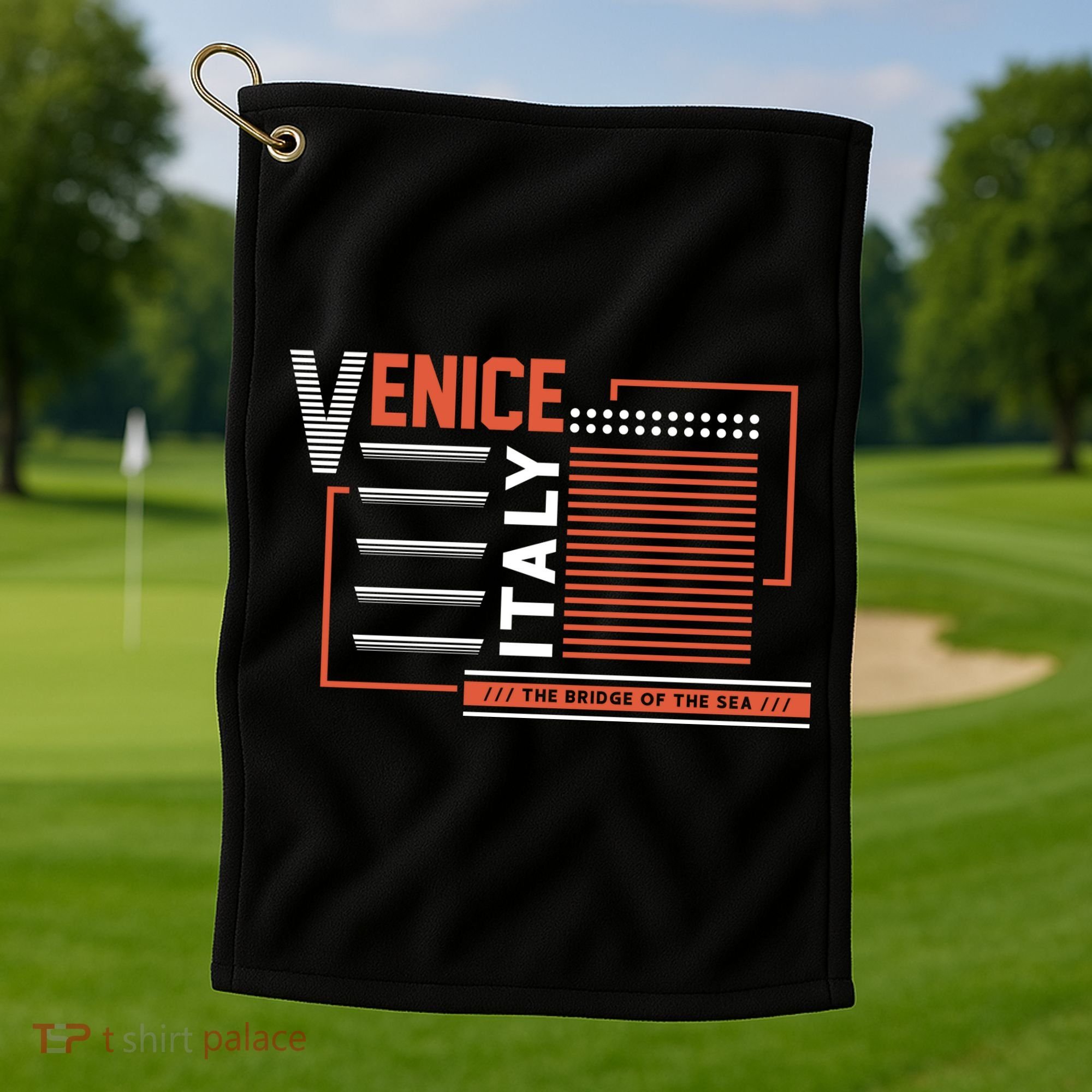 Venice Italy Golf Towel