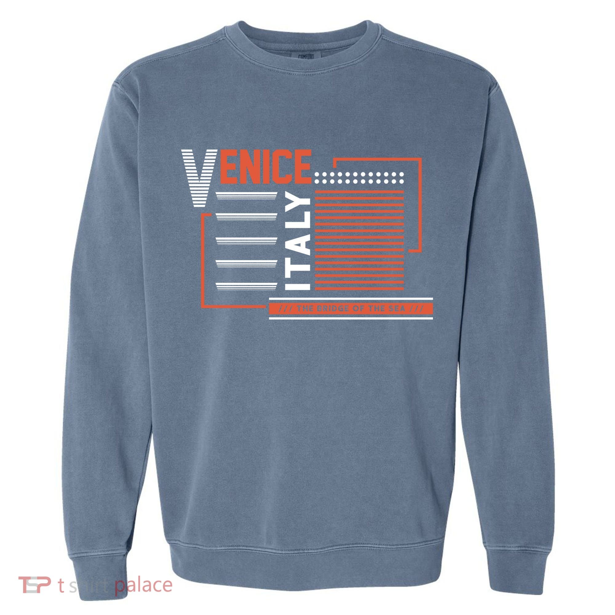 Venice Italy Garment-Dyed Sweatshirt