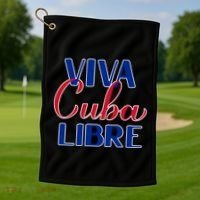 Viva Cuba Libre Golf Towel thumb 1