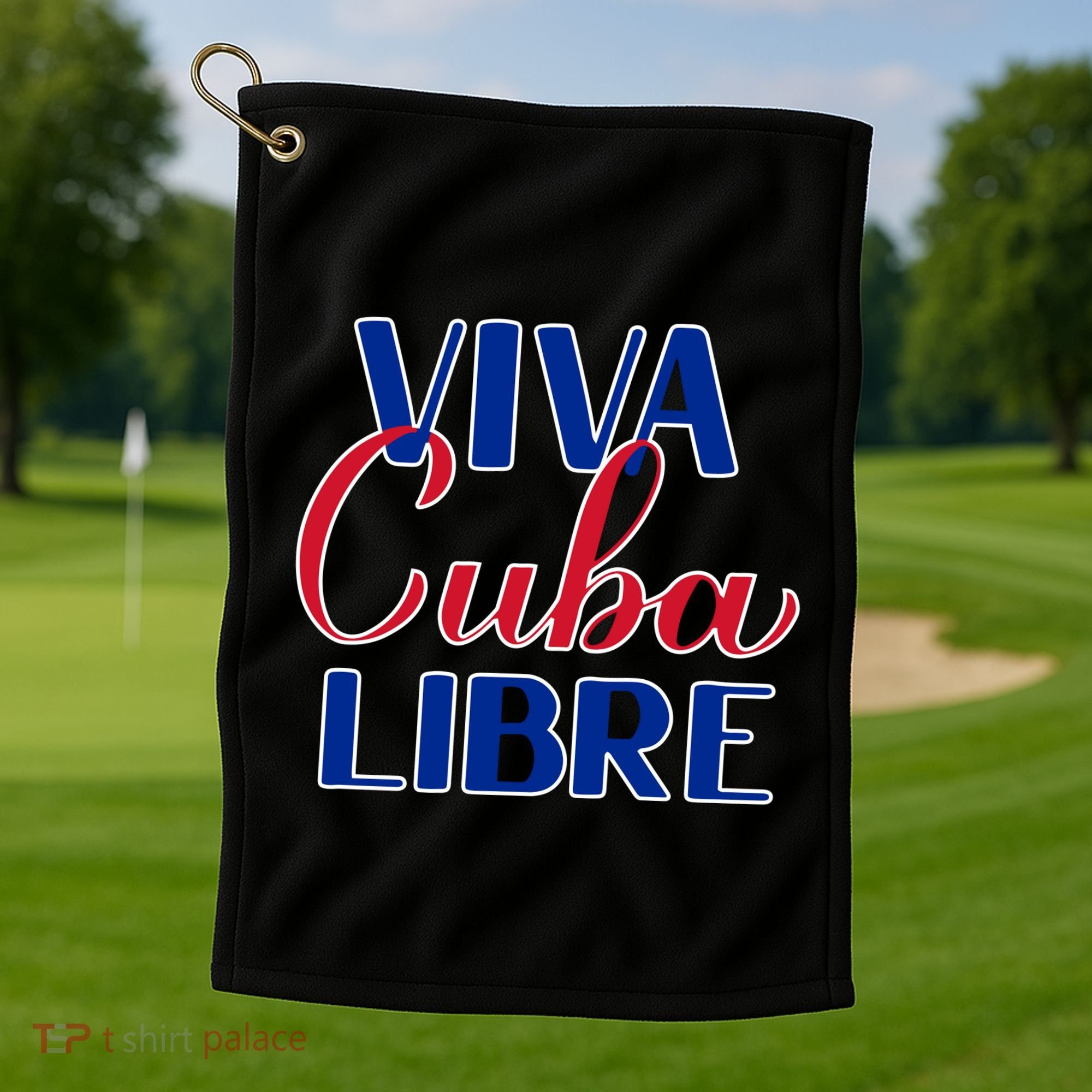 Viva Cuba Libre Golf Towel
