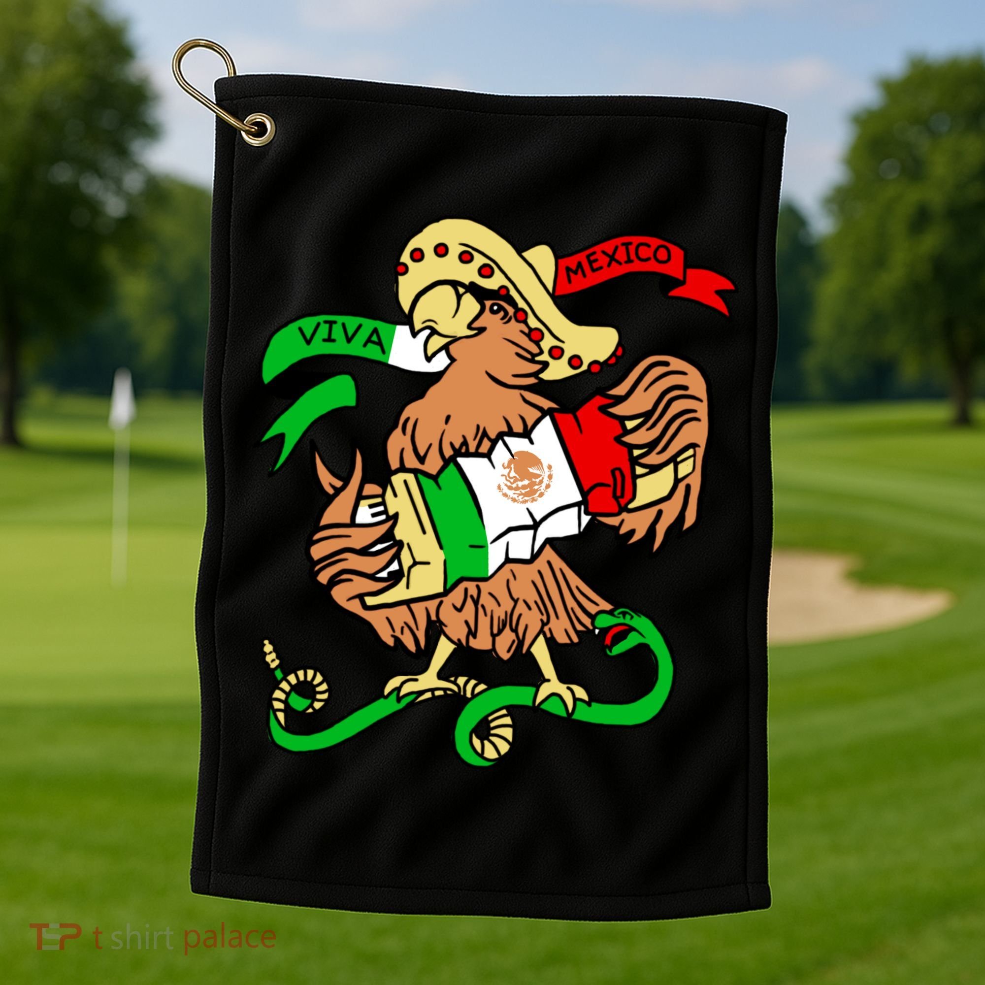 Viva Mexico Golf Towel