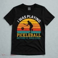 Vintage I Was Playing Pickleball Before It Was Cool T-Shirt thumb 5