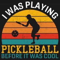 Vintage I Was Playing Pickleball Before It Was Cool T-Shirt thumb 7