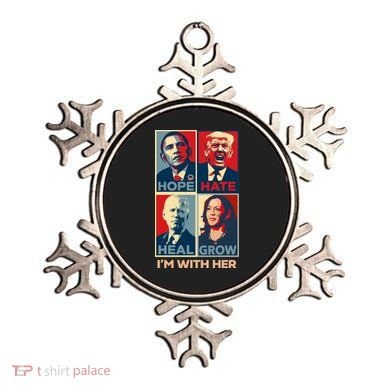 Vintage Im With Her Vote Kamala Harris 2024 Ornament
