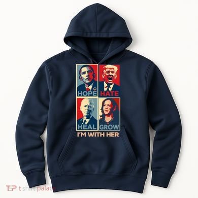 Vintage Im With Her Vote Kamala Harris 2024 Hoodie