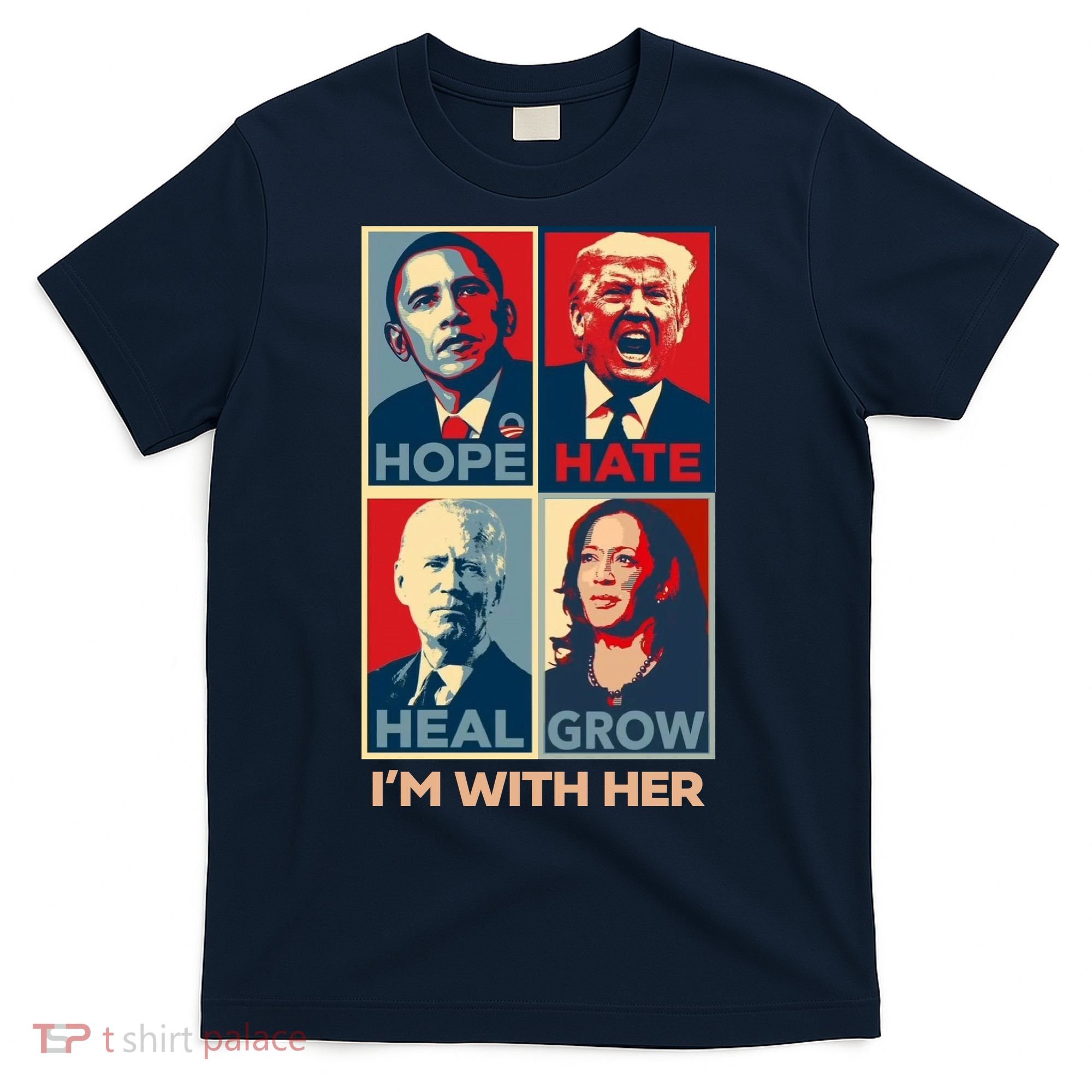 Vintage Im With Her Vote Kamala Harris 2024 T-Shirt