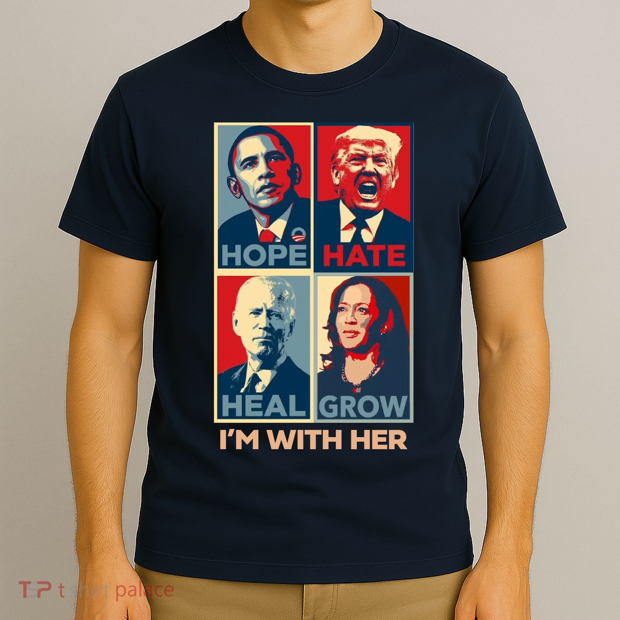 Vintage Im With Her Vote Kamala Harris 2024 T-Shirt
