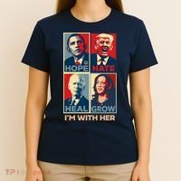 Vintage Im With Her Vote Kamala Harris 2024 T-Shirt thumb 4
