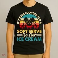 Vintage If You Looking For A Soft Serve Pickleball Gift T-Shirt thumb 3