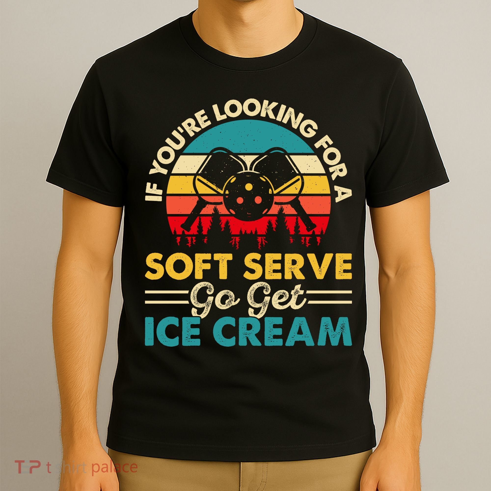Vintage If You Looking For A Soft Serve Pickleball Gift T-Shirt