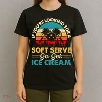 Vintage If You Looking For A Soft Serve Pickleball Gift T-Shirt thumb 4
