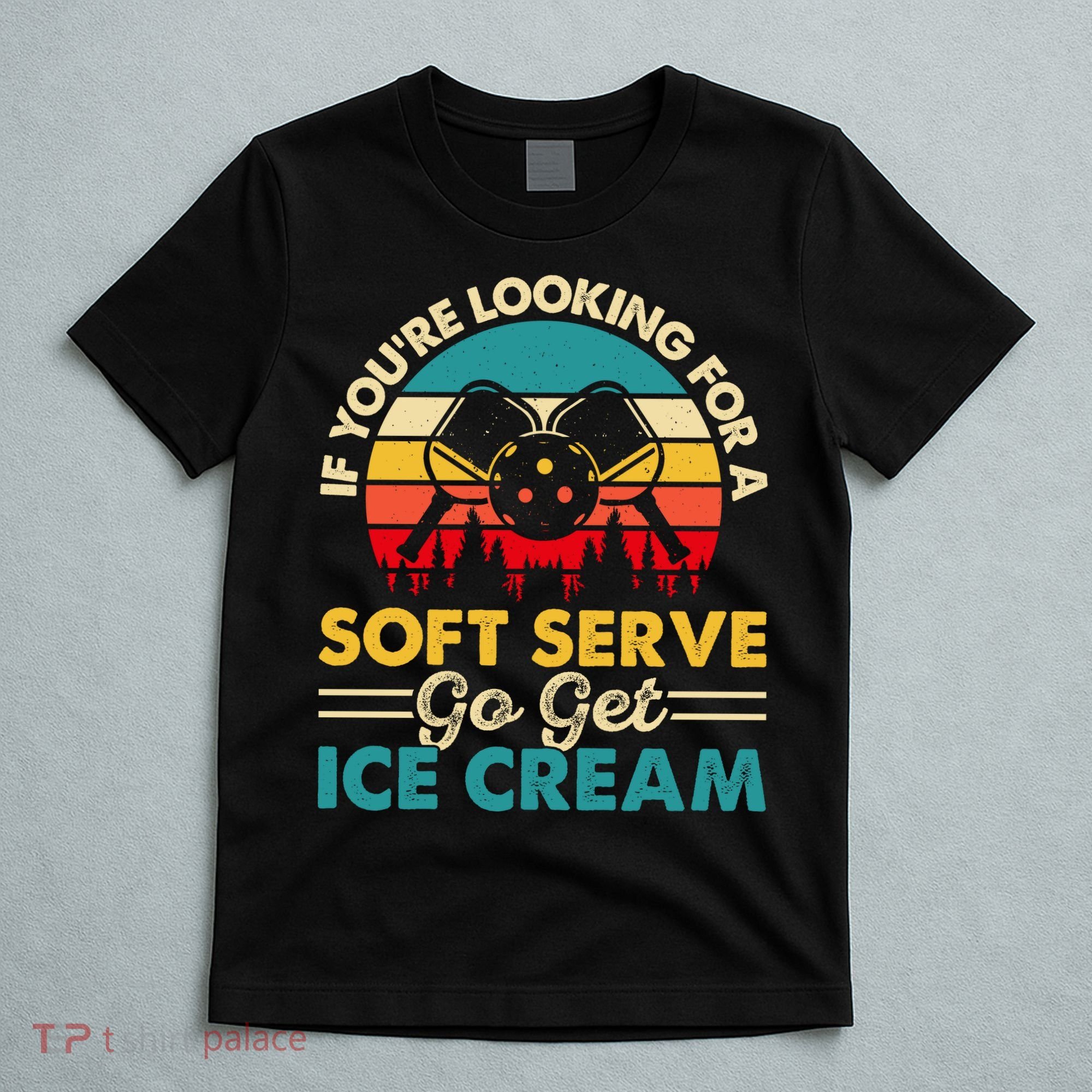 Vintage If You Looking For A Soft Serve Pickleball Gift T-Shirt