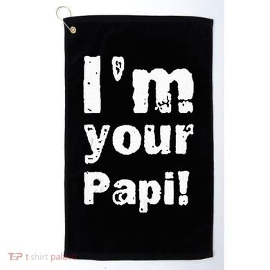 Vintage Im Your Papi Tank Top Golf Towel