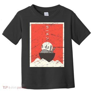 Vintage Japanese Anime Ramen Toddler T-Shirt