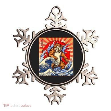 Vintage Japanese Catzilla Poster Ornament