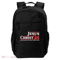 Vote Jesus Christ 2024 Only Jesus Can Save This Nation Backpack thumb 0