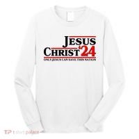 Vote Jesus Christ 2024 Only Jesus Can Save This Nation Long Sleeve Shirt thumb 0