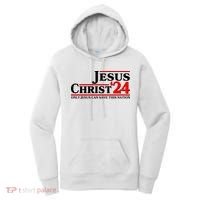 Vote Jesus Christ 2024 Only Jesus Can Save This Nation Women's Hoodie thumb 0