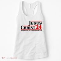 Vote Jesus Christ 2024 Only Jesus Can Save This Nation Women's Tank Top thumb 0