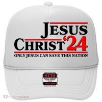 Vote Jesus Christ 2024 Only Jesus Can Save This Nation Hat thumb 0