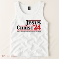 Vote Jesus Christ 2024 Only Jesus Can Save This Nation Tank Top thumb 2
