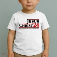 Vote Jesus Christ 2024 Only Jesus Can Save This Nation Toddler T-Shirt thumb 2