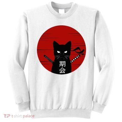 Vintage Japanese Cat Sweatshirt