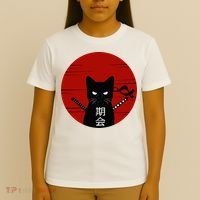 Vintage Japanese Cat T-Shirt thumb 4