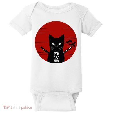 Vintage Japanese Cat Baby Bodysuit