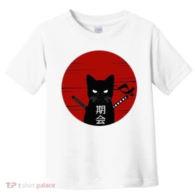 Vintage Japanese Cat Toddler T-Shirt