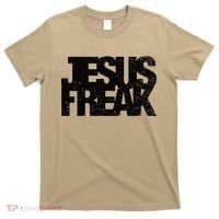 Vintage Jesus Freak Gift 70's Style Distressed Christian Gift T-Shirt thumb 0