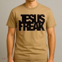 Vintage Jesus Freak Gift 70's Style Distressed Christian Gift T-Shirt thumb 3