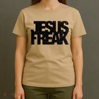 Vintage Jesus Freak Gift 70's Style Distressed Christian Gift T-Shirt thumb 4