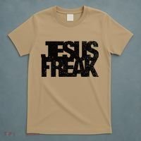 Vintage Jesus Freak Gift 70's Style Distressed Christian Gift T-Shirt thumb 5