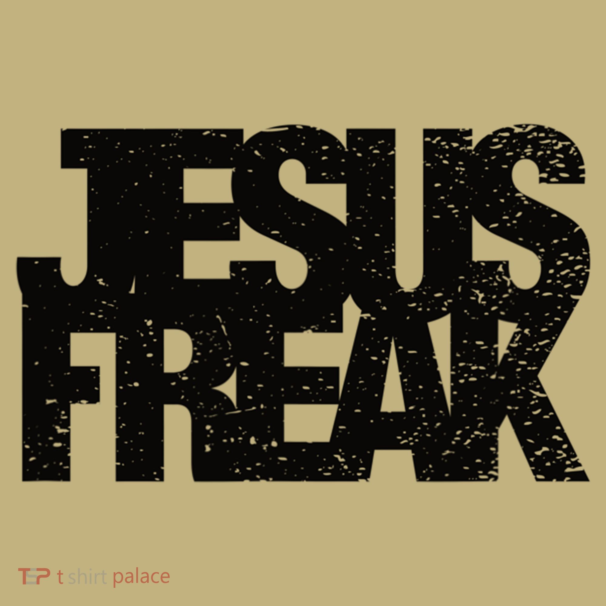 Vintage Jesus Freak Gift 70's Style Distressed Christian Gift T-Shirt