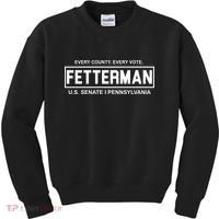 Vote John Fetterman For Senate Kids Sweatshirt thumb 0