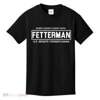 Vote John Fetterman For Senate Kids T-Shirt thumb 0