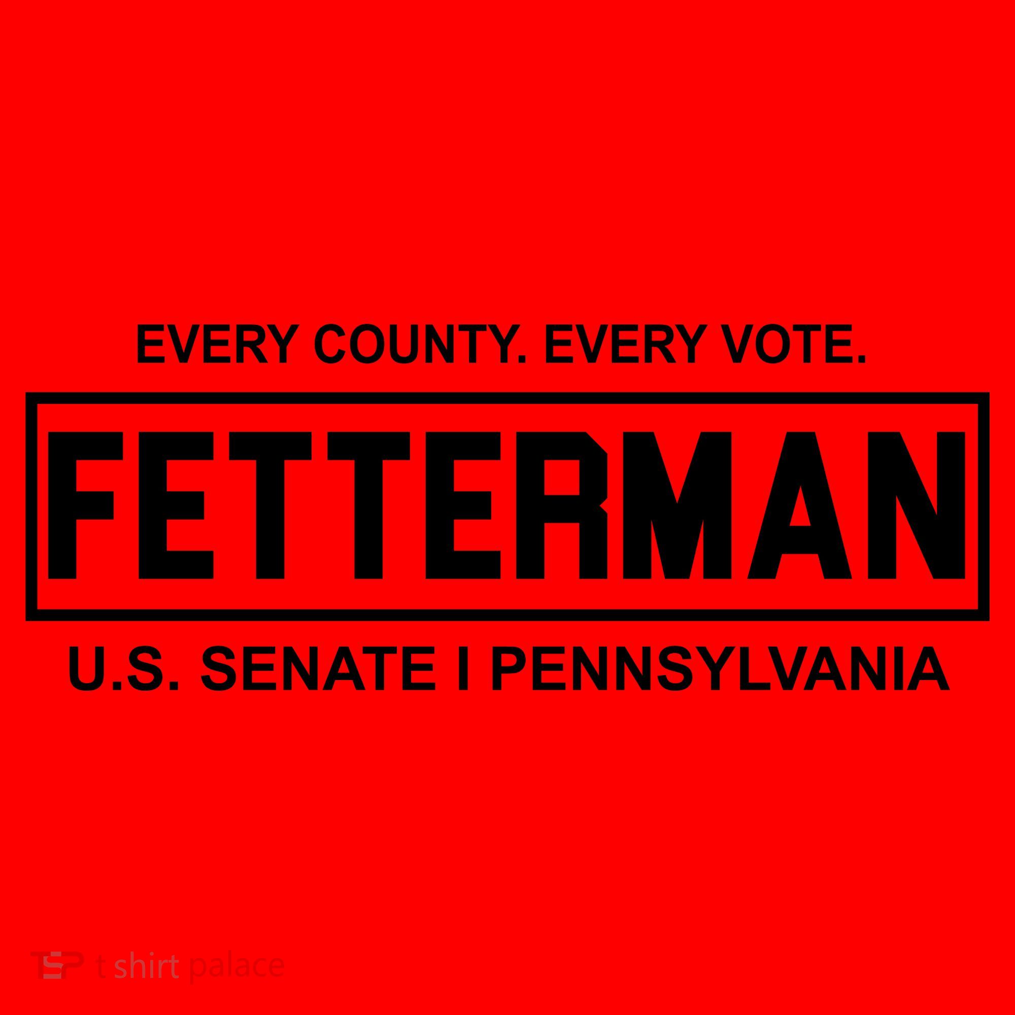 Vote John Fetterman For Senate Santa Hat