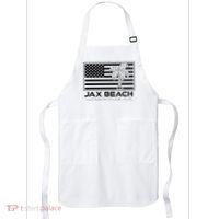 Visit Jacksonville Florida Vacation USA Flag Palms Jax Beach Apron thumb 0