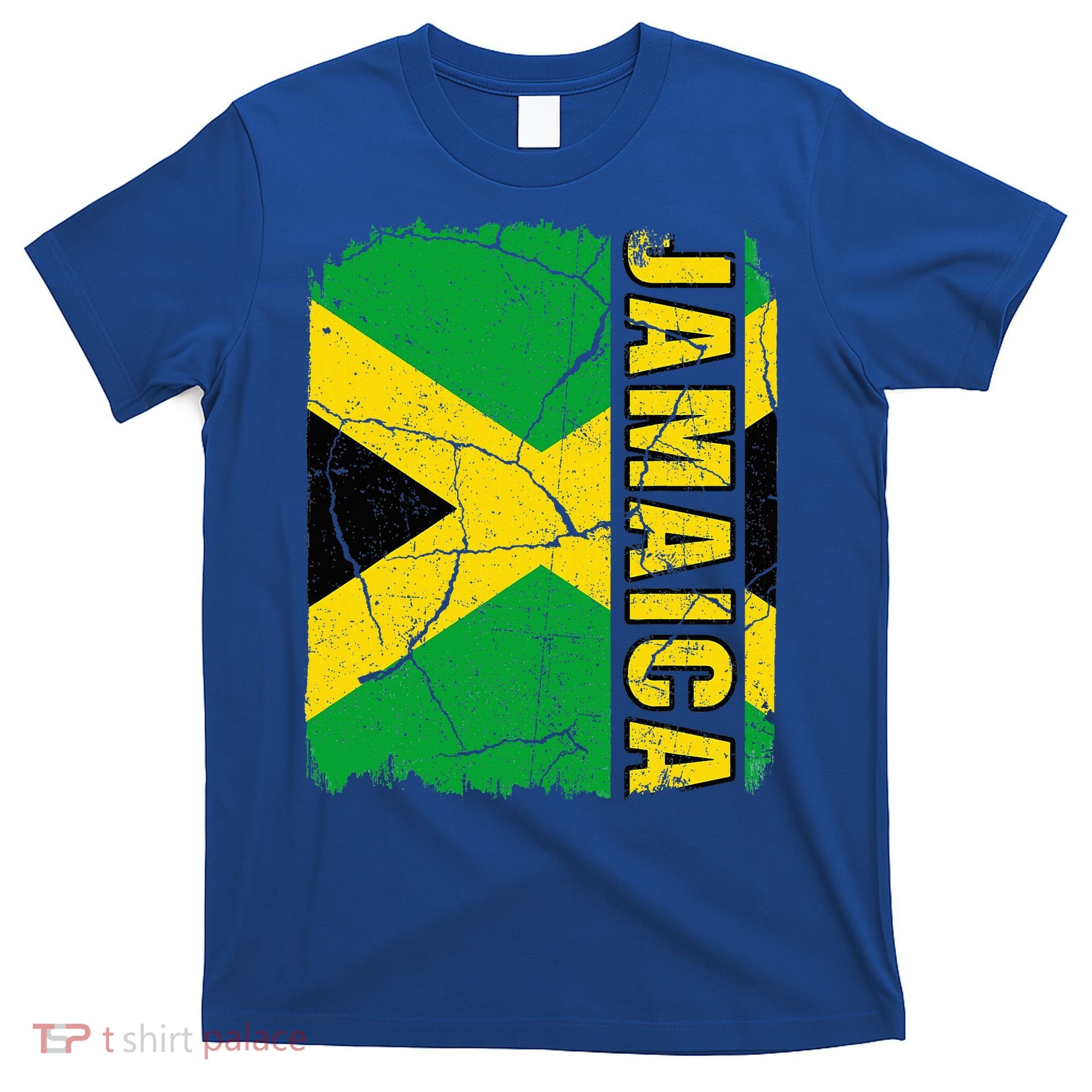 Vintage Jamaican Flag Jamaica Pride Roots Heritage Gift T-Shirt