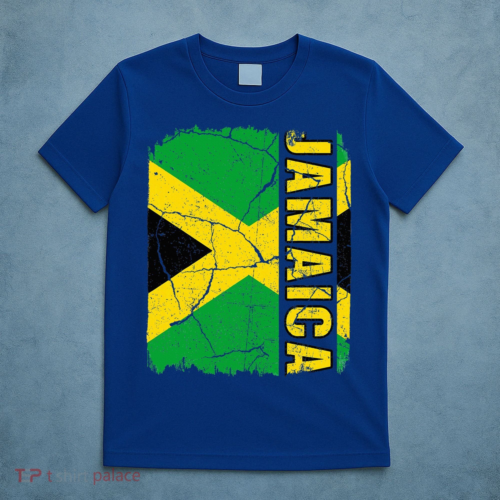 Vintage Jamaican Flag Jamaica Pride Roots Heritage Gift T-Shirt