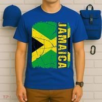 Vintage Jamaican Flag Jamaica Pride Roots Heritage Gift T-Shirt thumb 6
