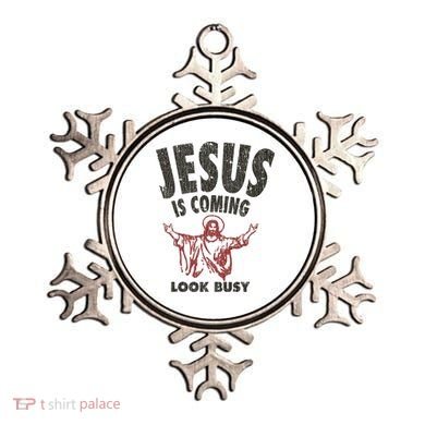 Vintage Jesus Is Coming Look Busy 1992 Ornament